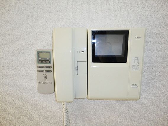 セキュリティ　モニター付きインターホンなので、ひとり暮らしの方でも安心です