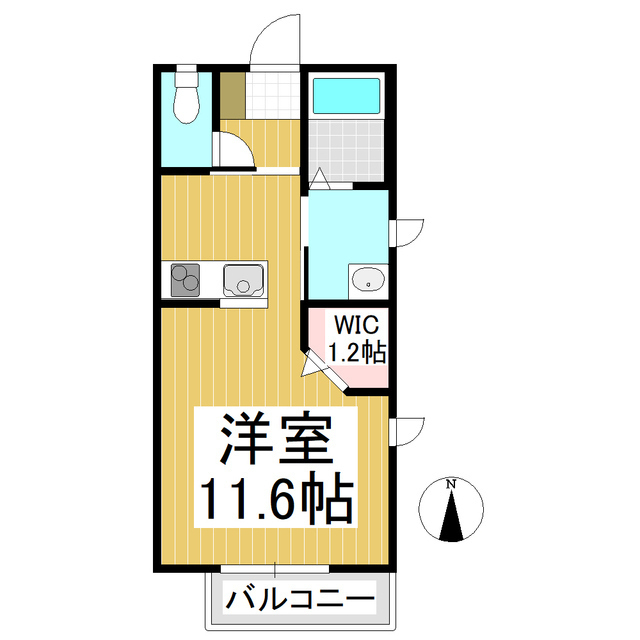 メゾンやよいAの間取り写真