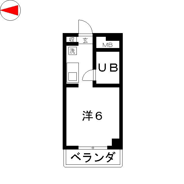 サンパレス南町の間取り写真