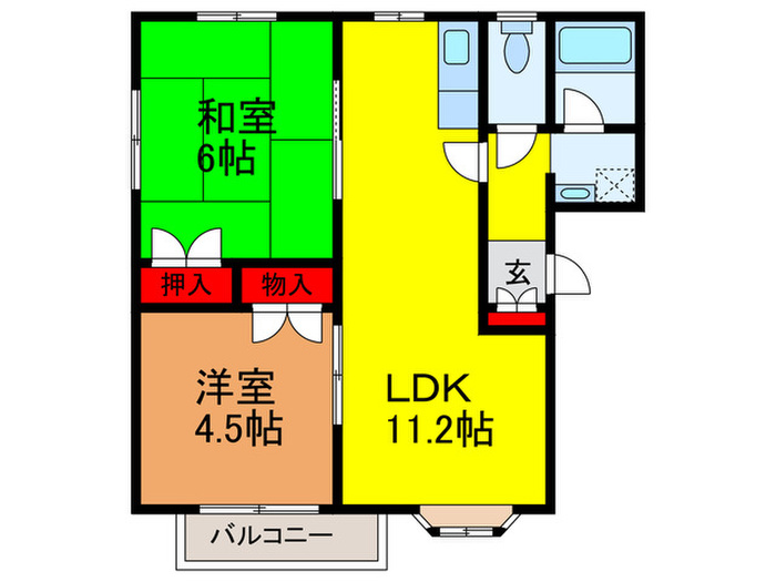 プレステージ泉の間取り写真