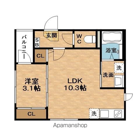 阪神本線 姫島駅 徒歩10分 3階建 新築の間取り写真