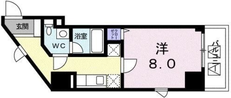 広尾ビューヒルズの間取り写真