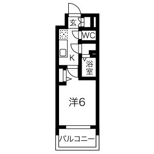 ディアレイシャス上前津の間取り写真