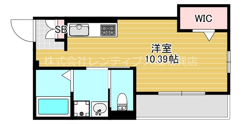 ＪＲ大阪環状線 桃谷駅 徒歩10分 3階建 築8年の間取り写真