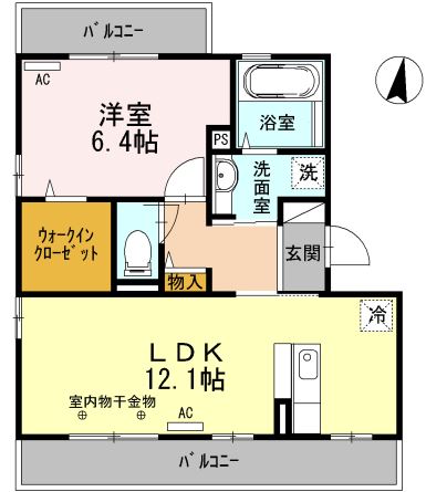 土佐くろしお鉄道阿佐線 のいち駅 徒歩9分 3階建 築15年の間取り写真
