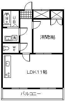 キューブの間取り写真