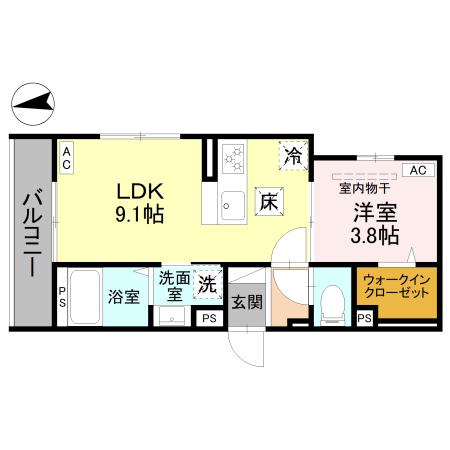 D-Sereno大和田Nの間取り写真