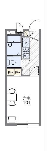 レオパレスエムズの間取り写真