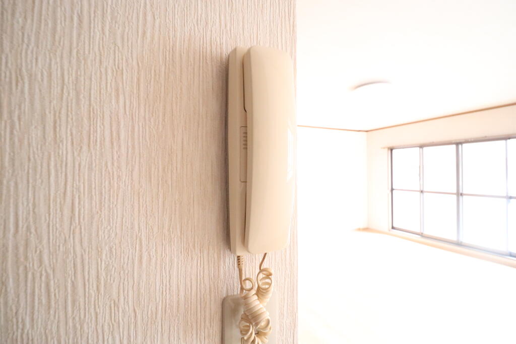 セキュリティ　インターホン付きです！