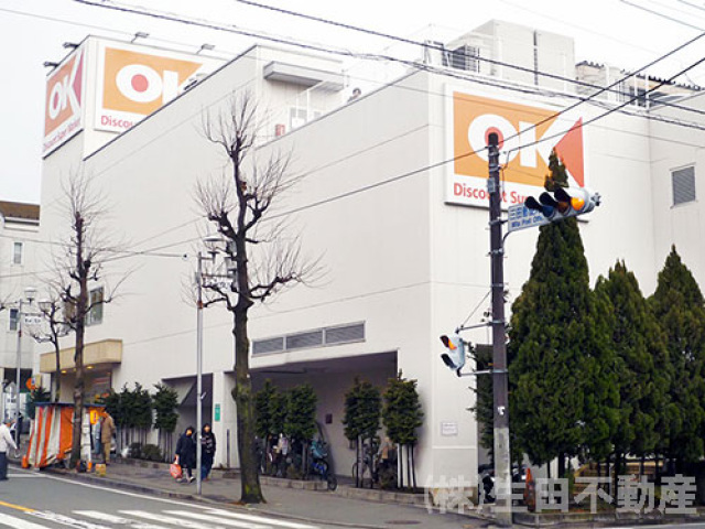 スーパー　オーケー　生田店（スーパー）まで763m