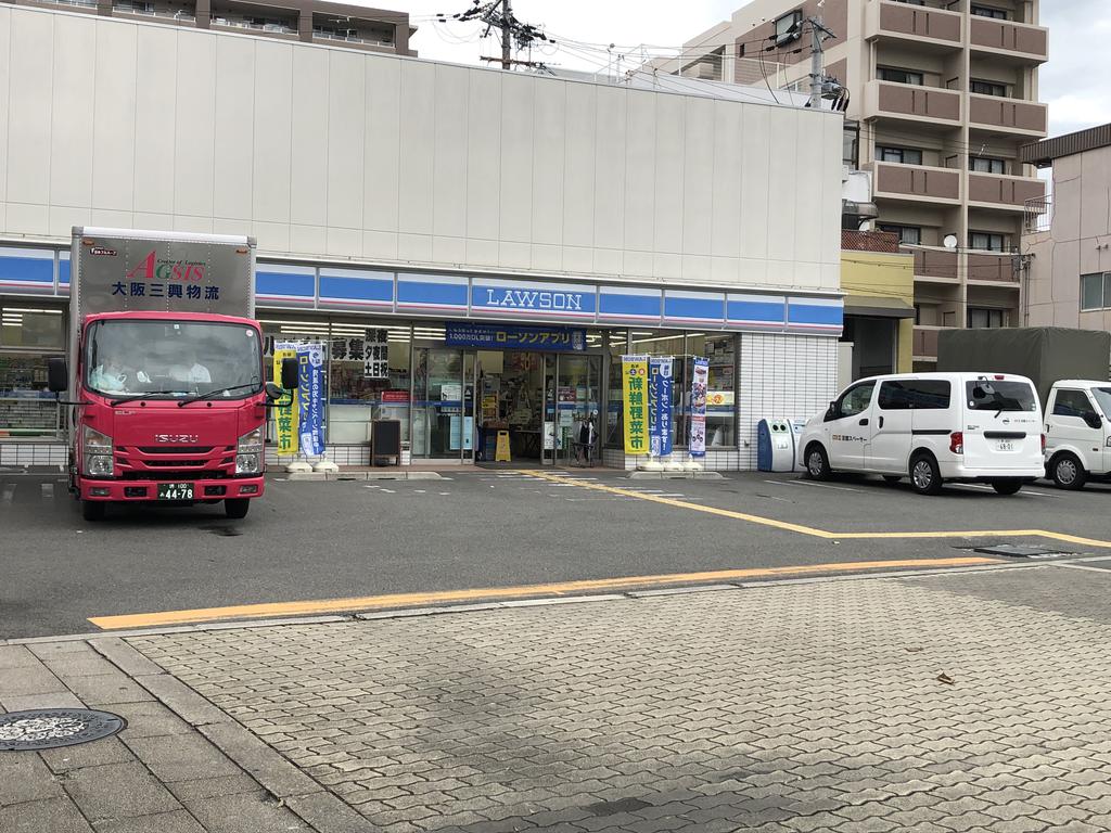 コンビニ　ローソン鶴見横堤三丁目店（コンビニ）まで465m