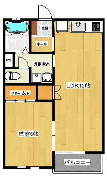 グランドハイツ昭和町の間取り