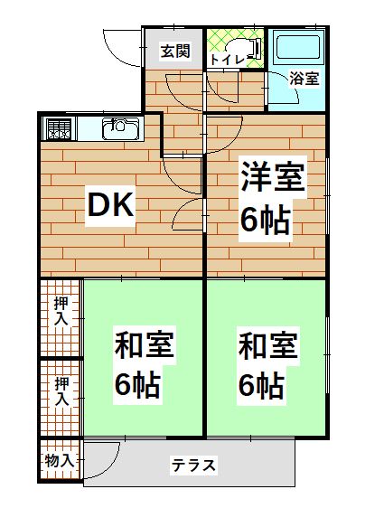 サンコーポの間取り