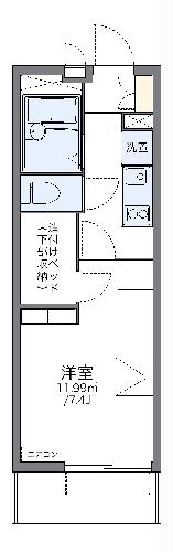 レオパレス五島の間取り