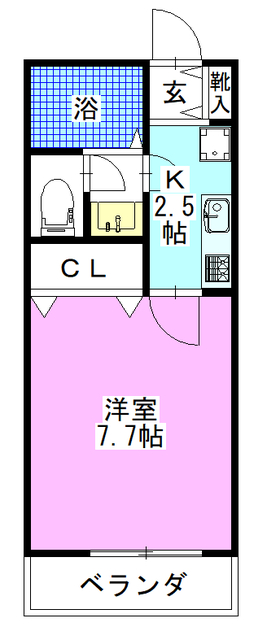 メルローズプレイスの間取り