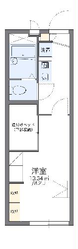 レオパレスカナルＡの間取り