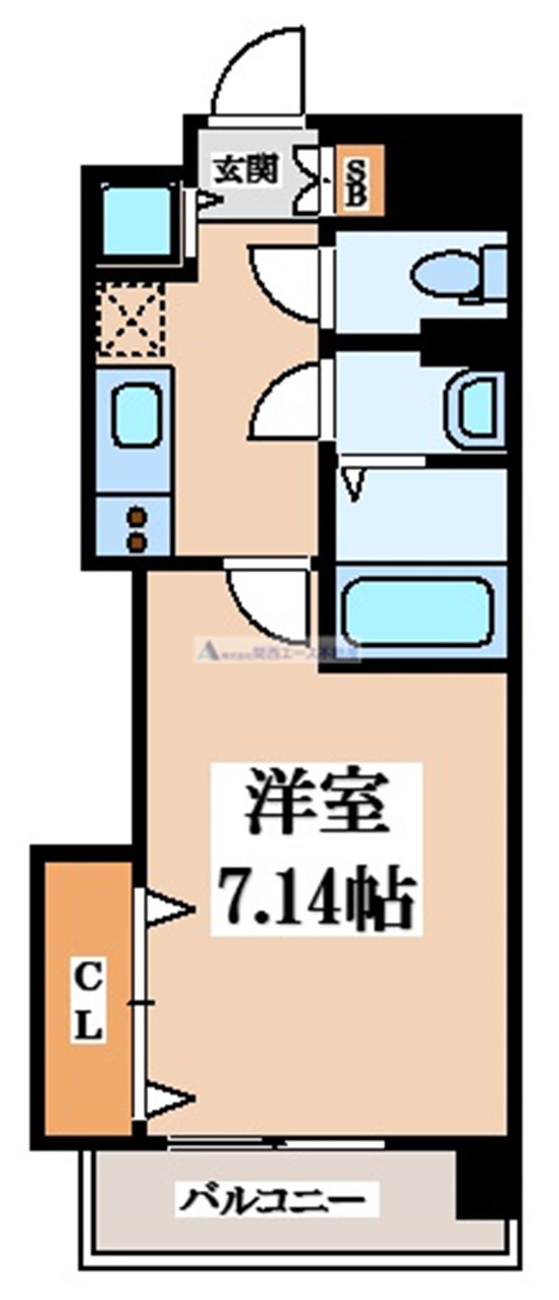 Luxe布施駅前の間取り