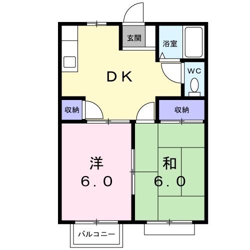 フォブールホロニックＢの間取り