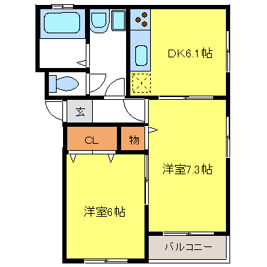 comfort　T.M（コンフォート　ティーエム）の間取り