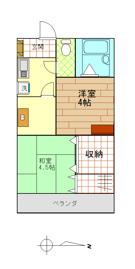 コートピアリッジの間取り