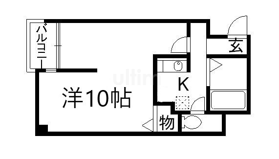 ラポール壱番堂の間取り