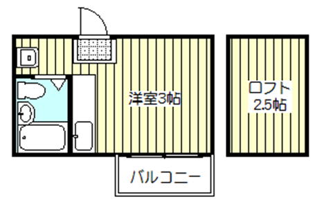 戸田市喜沢のアパートの間取り