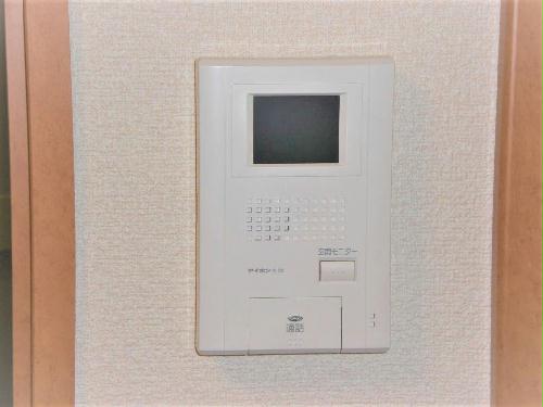 セキュリティ　モニター付きインターホンで安心してお住まい頂けます！