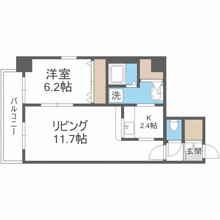 サンコート南４条の間取り