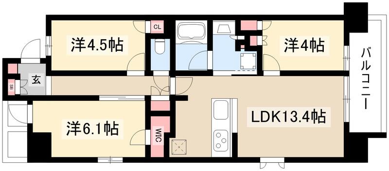 GRANPASEO丸の内の間取り