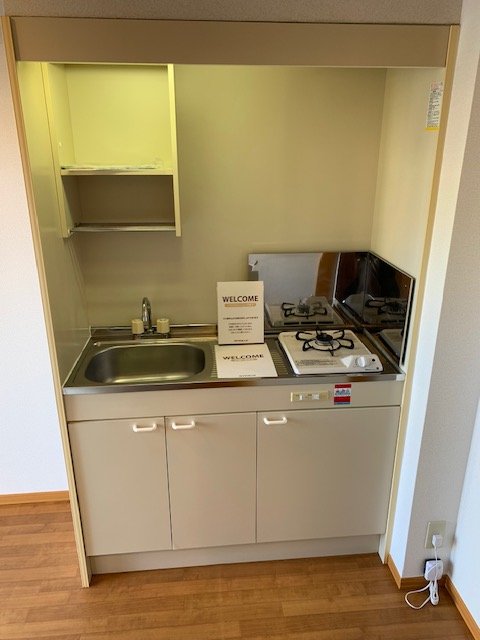 キッチン　１口ガスコンロ付