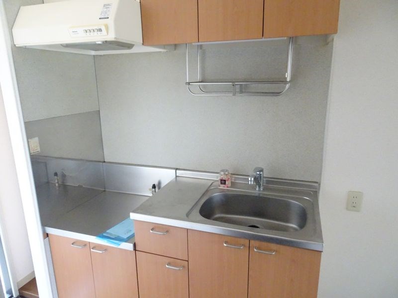 キッチン　2口ガスコンロが設置できます