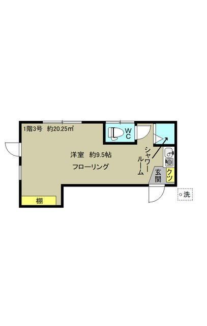 東京都杉並区高円寺南３（アパート）の賃貸物件の間取り