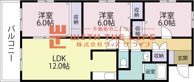 ロックベアーヒルズIIIの間取り