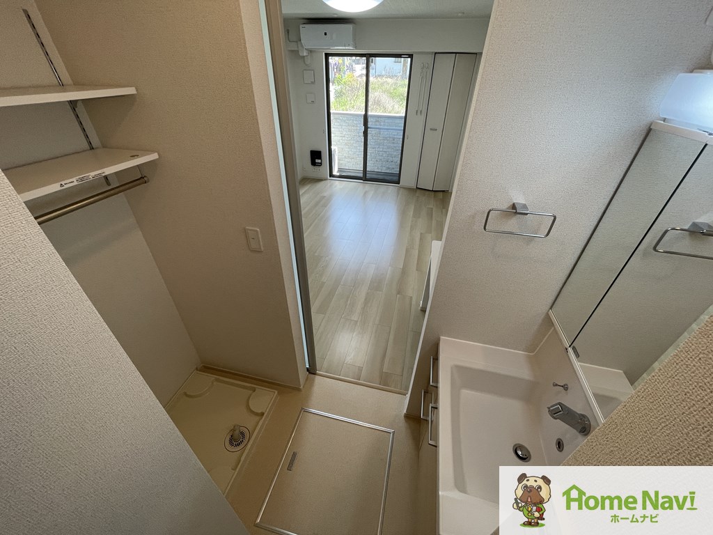 洗面設備　YouTube検索「グランディール高鷲II」で案内動画、視聴可