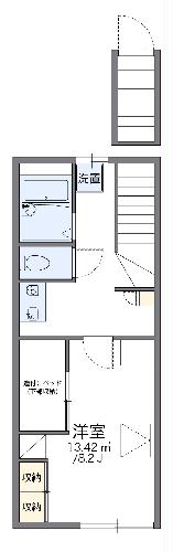 レオパレス追分台Ｂの間取り