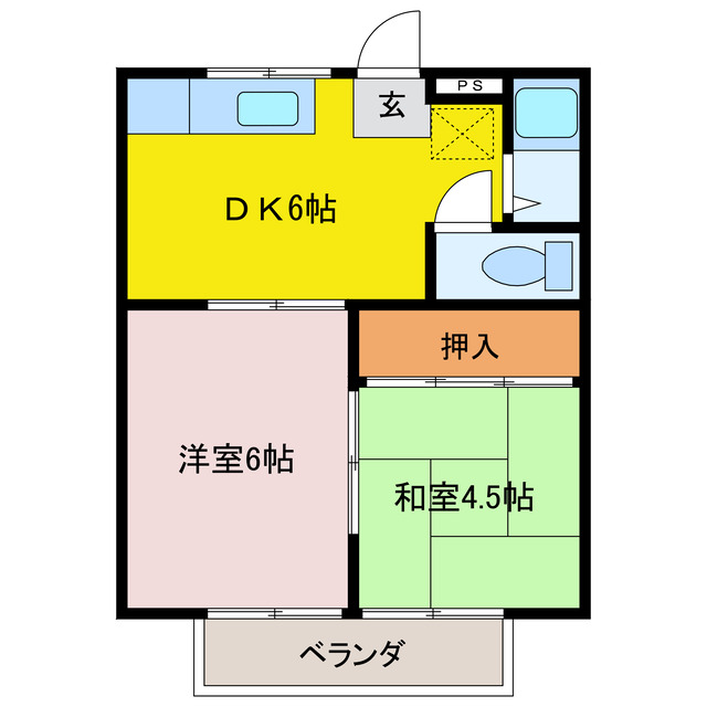 サントピアみそやの間取り