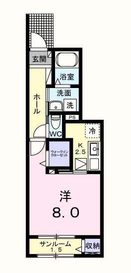 フォンターナ・アリアの間取り