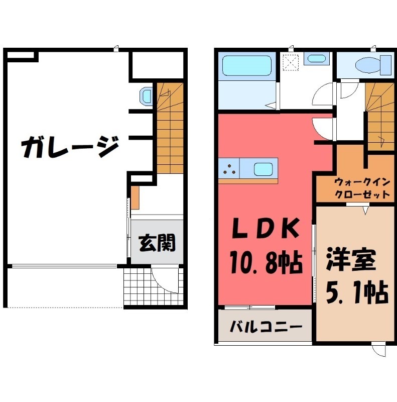 【コメットチバQの間取り】