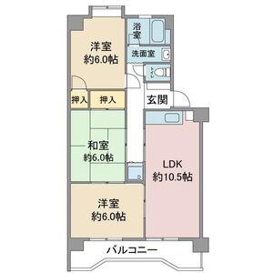 長久手市作田のマンションの間取り