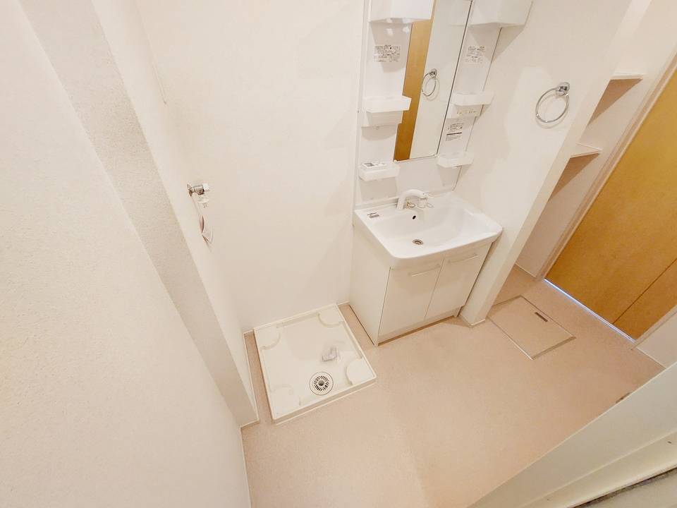 洗面設備　洗濯機置場