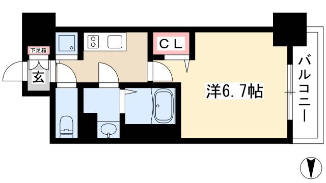 プレサンス千種アイルの間取り