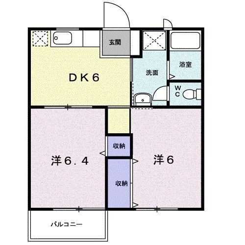 ブリッジ壱番館の間取り