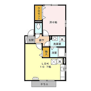 アモラカーザ砂川の間取り