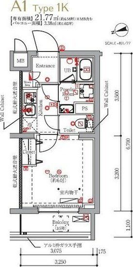 ＭＡＸＩＶ東京ＨＮの間取り