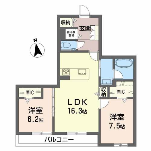 アンフィール泉が丘の間取り