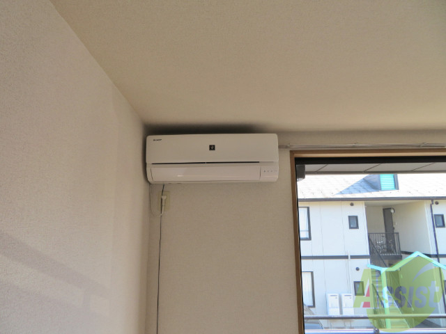 その他設備　エアコンが設置してありますので、寒暖対策もばっちり。