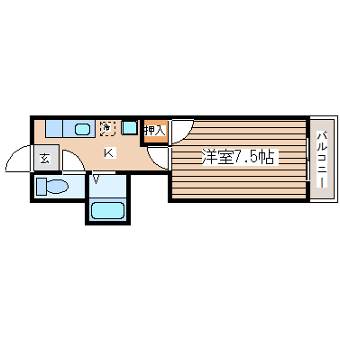 モリヤハイツの間取り