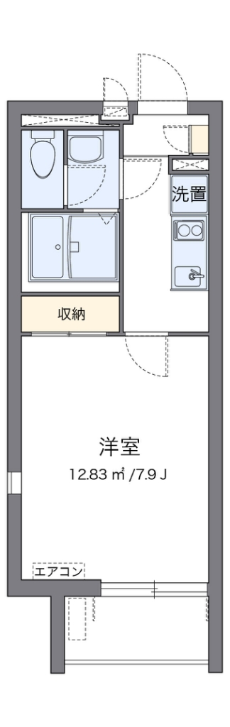 クレイノ黄金屋IIIの間取り