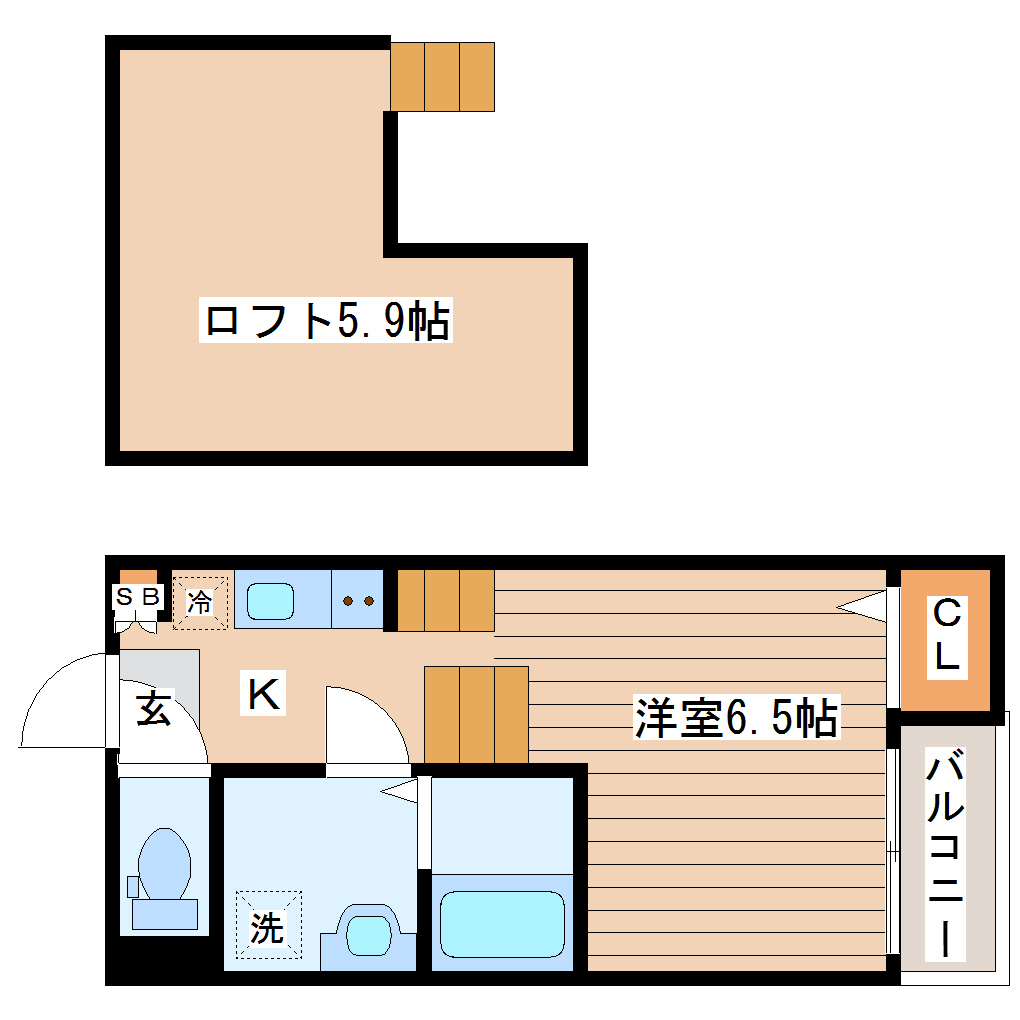 KMDハウスの間取り