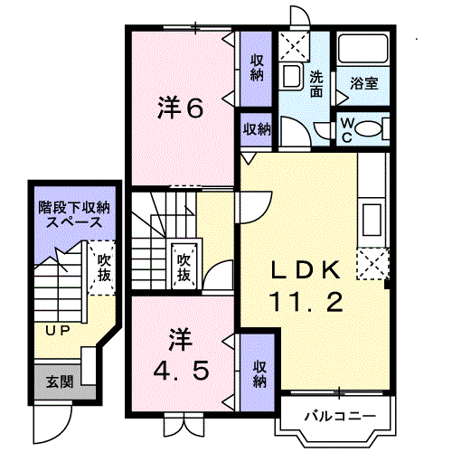 ナウ　Ａの間取り